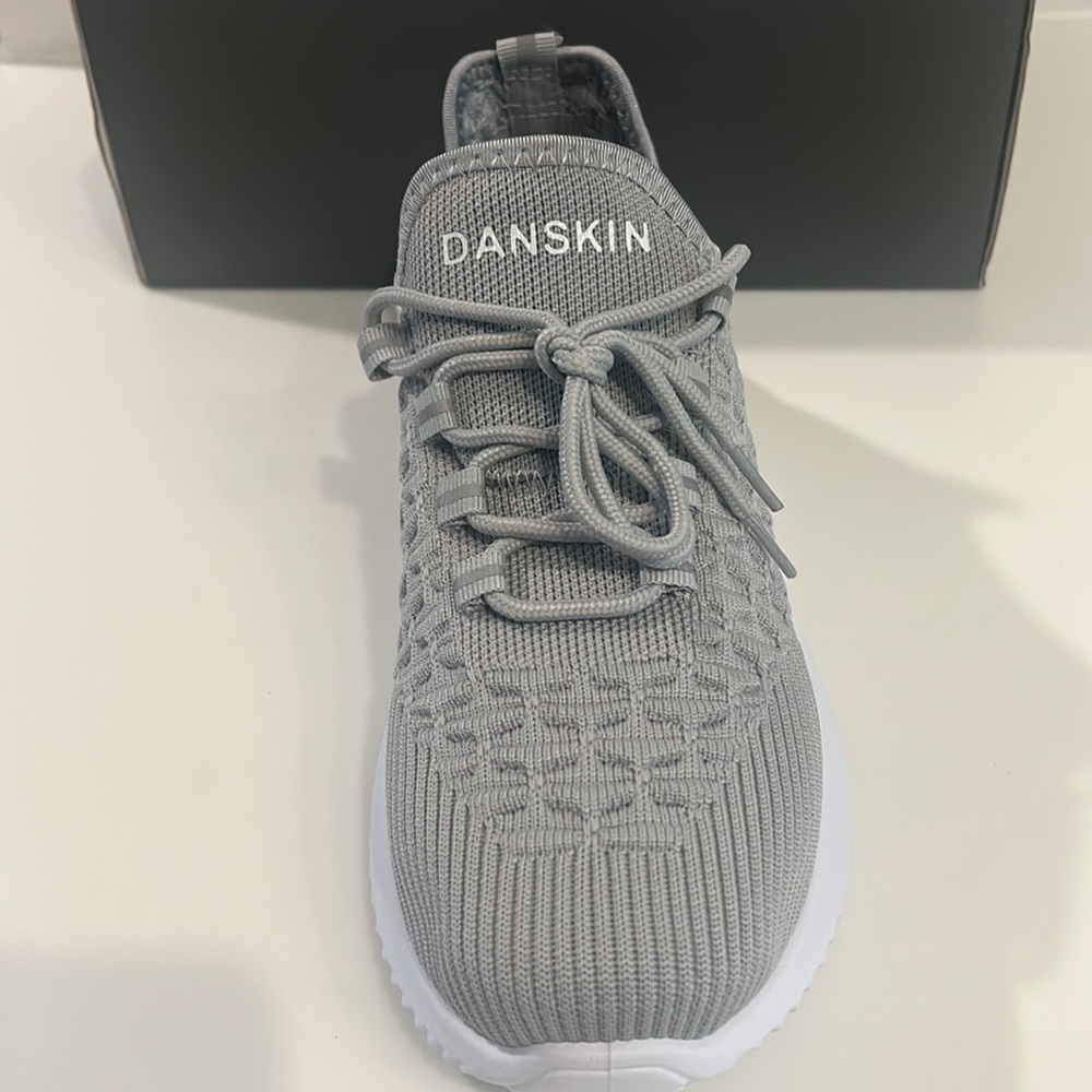 DANSKIN Stunt Gray Lace Slip On Sneakers